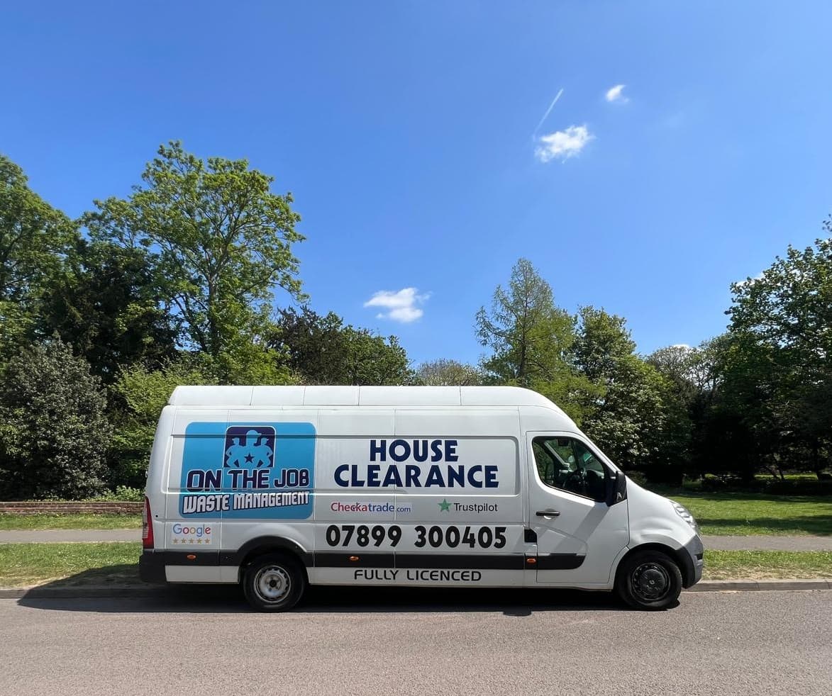 On The Job Waste van ready for clearance
